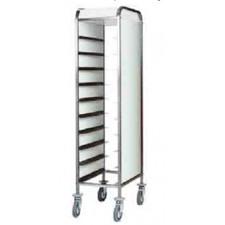 CARRELLO PORTAVASSOI -10- CON PANNELLO LATERALE