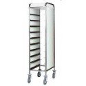 CARRELLO PORTAVASSOI -10- CON PANNELLO LATERALE