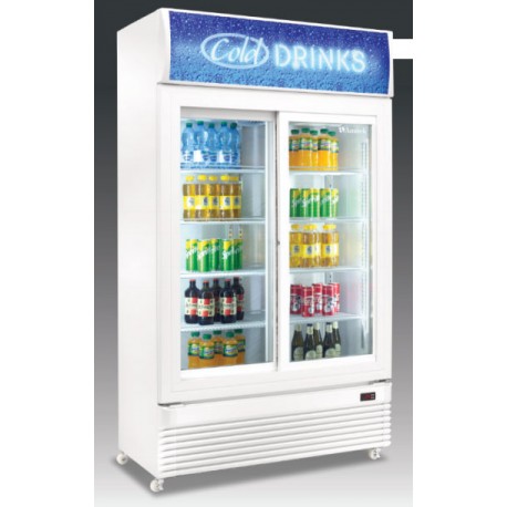Espositore refrigerato per bibite porte scorrevoli