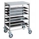 CARRELLO PORTATEGLIE (n8-60X40) PER PASTICCERIA, rinforzato