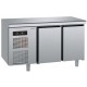 TAVOLO REFRIGERATO 2 PORTE ANTIMPRONTA  0/+10°C MARCA SAGI