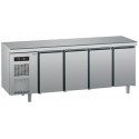 TAVOLO REFRIGERATO 4 PORTE ANTIMPRONTA  0/+10°C  SAGI