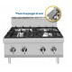 PIANO COTTURA  A GAS 4 FUOCHI