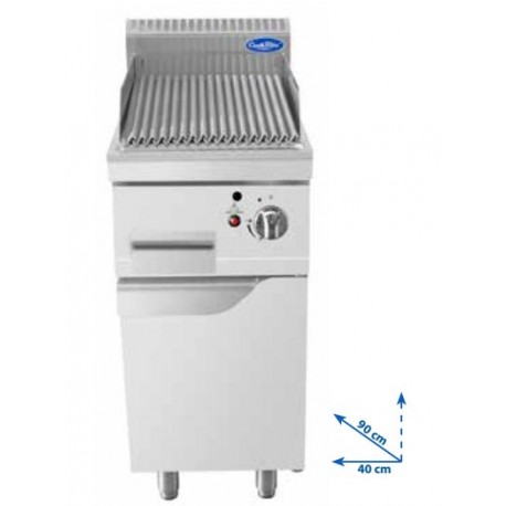GRIGLIA GRILL A GAS A PIETRA LAVICA CON ANTA