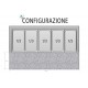 SALADETTE REFRIGERATA CON TOP IN MARMO 5 x GN1/3