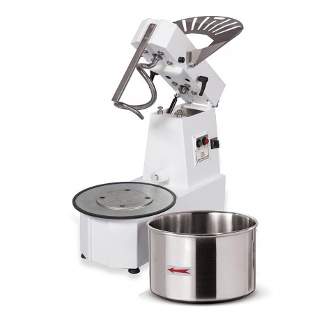 IMPASTATRICE TESTATA SOLLEVABILE E VASCA ESTRAIBILE 18 Kg