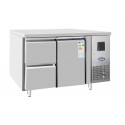 TAVOLO REFRIGERATO CON SPORTELLI E CASSETTI