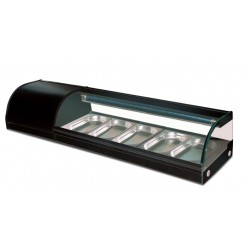 VETRINA ESPOSITORE REFRIGERATO PER SUSHI - 5 vaschette