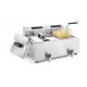 FRIGGITRICE DIGITALE DOPPIA VASCA 8+ 8 LITRI CON TIMER E TEMPERATURA