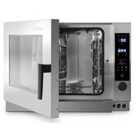 FORNO ELETTRICO MISTO, VAPORE DIRETTO DIGITALE 4 TEGLIE GN1/1, SONDA AL CUORE, LAVAGGIO AUTOMATICO