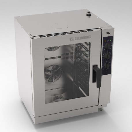 FORNO A GAS MISTO VAPORE DIRETTO, ELETTROMECCANICO 10 TEGLIE GN 1/1