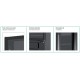 FRIGO MURALE VENTILATO +1/+10 3 PORTE