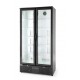 FRIGO A VETRINA NERO BIBITE DOPPIA PORTA 458 Litri