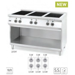 CUCINA AD INDUZIONE CON 6 PIANI COTTURA