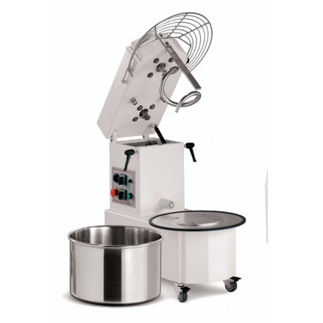 IMPASTATRICE TESTATA SOLLEVABILE E VASCA ESTRAIBILE 44 Kg