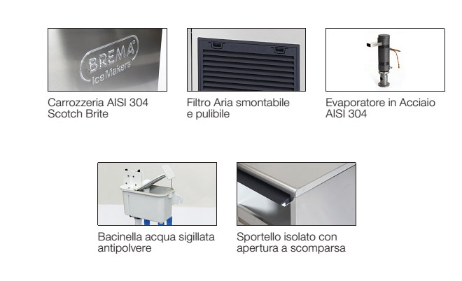 Macchina ghiaccio granulare