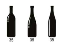 Vetrina vini capacità bottiglie